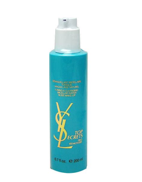 ysl top secrets pro removers toning &|YSL Top Secrets Pro Removers Toning & Cleansing Micellar .